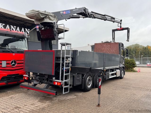 Auto-dizalica montirana na kamionu MERCEDES-BENZ 2545 Actros 5 L  Baustoffkran HMF  TOP