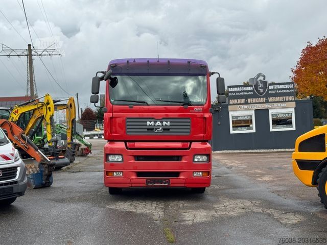 Евакуатор MAN TGA 26.320 Baumaschinentransporter,Seilwinde,6x2