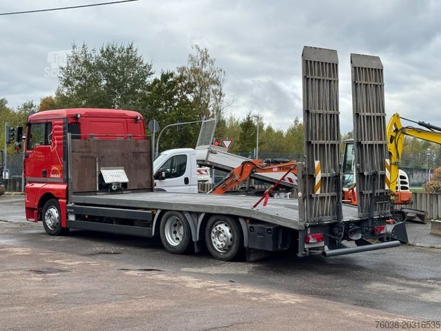 Евакуатор MAN TGA 26.320 Baumaschinentransporter,Seilwinde,6x2
