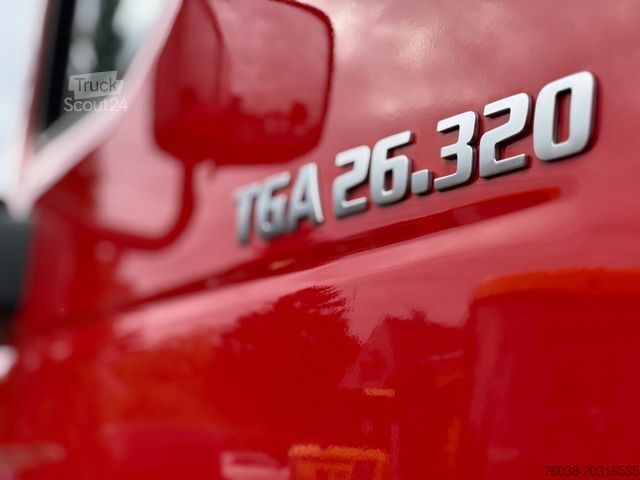 Евакуатор MAN TGA 26.320 Baumaschinentransporter,Seilwinde,6x2