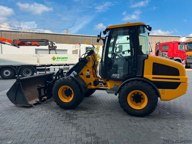 Колісний навантажувач JCB 407 SV / nur 268h! / Klappschaufel & Gabel