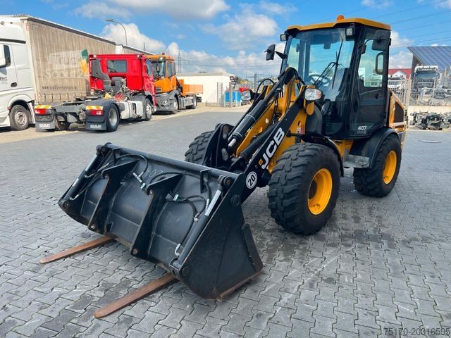 Колісний навантажувач JCB 407 SV / nur 268h! / Klappschaufel & Gabel