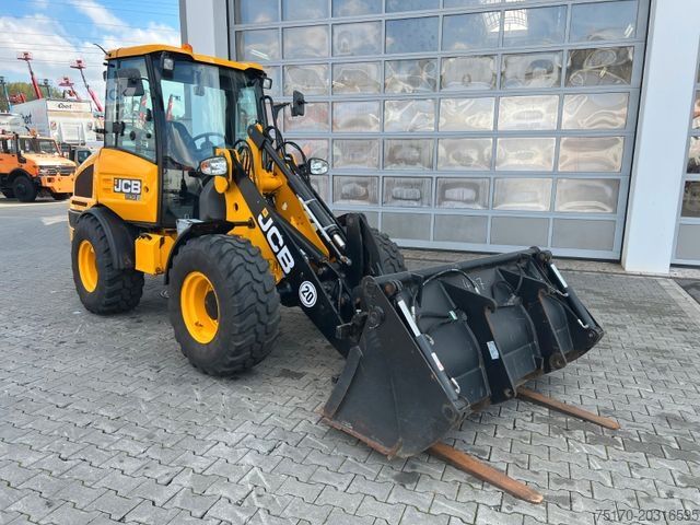 Колісний навантажувач JCB 407 SV / nur 268h! / Klappschaufel & Gabel