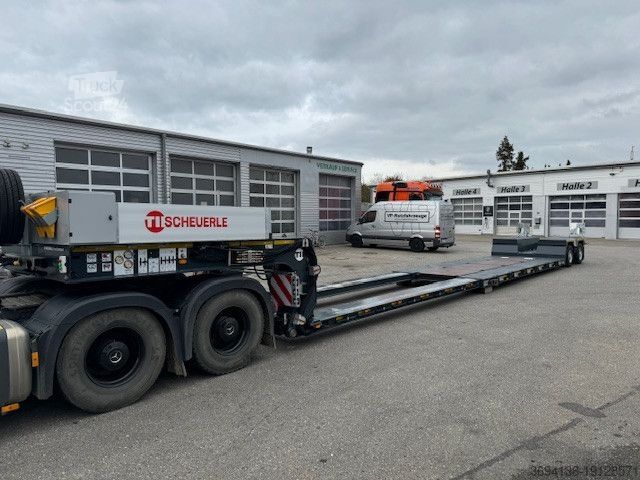 Låglastarsläpvagn SCHEUERLE EuroCompactFL02 Falchbett ausziehbar de