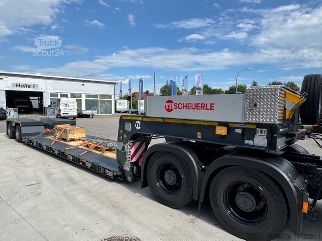 Låglastarsläpvagn SCHEUERLE EuroCompactFL02 Falchbett ausziehbar de