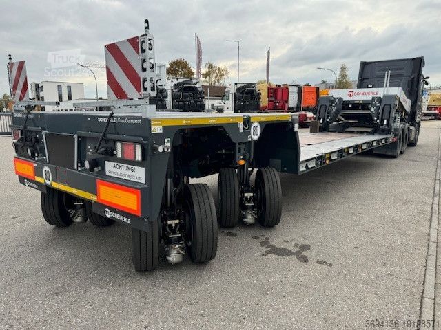 Låglastarsläpvagn SCHEUERLE EuroCompactFL02 Falchbett ausziehbar de