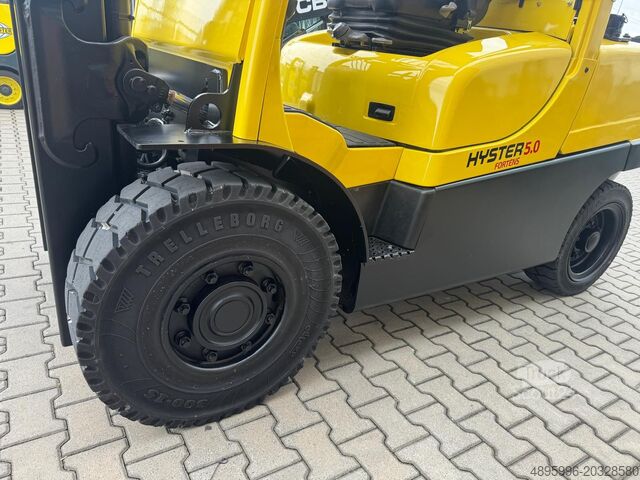 4 tekerlekli forklift Hyster H 5.0FT/Positioner+sideshift/ 3662 hours