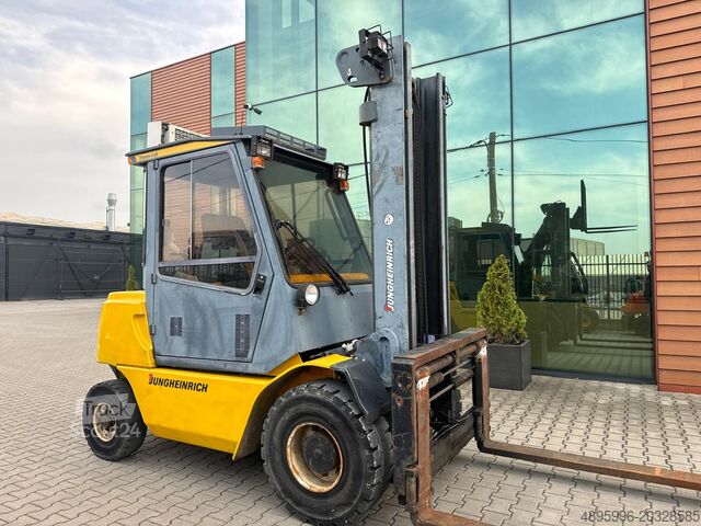 4 tekerlekli forklift Jungheinrich DFG45/Positioner+sideshift/Air condition