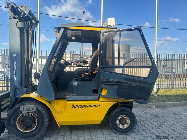 4 tekerlekli forklift Jungheinrich DFG45/Positioner+sideshift/Air condition