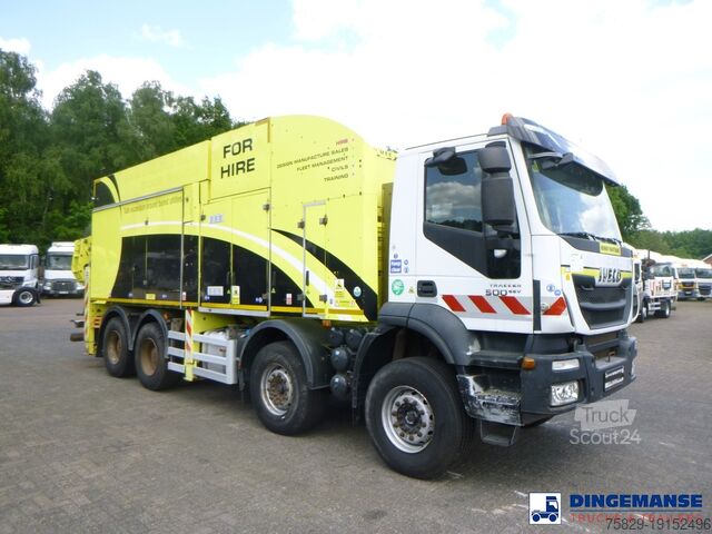 Vehículo de succión Iveco Trakker 500 8x4 MTS vacuum excavator / Saugbagger