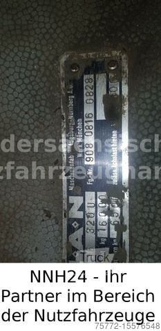 Вантажівка з відкритою платформою MAN MAN - BÜSSING - BS 16 - Unterflur