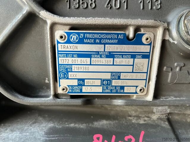 Transmission DAF versnellingsbak Traxon 12 TX 2210 TD 16.69-1.0