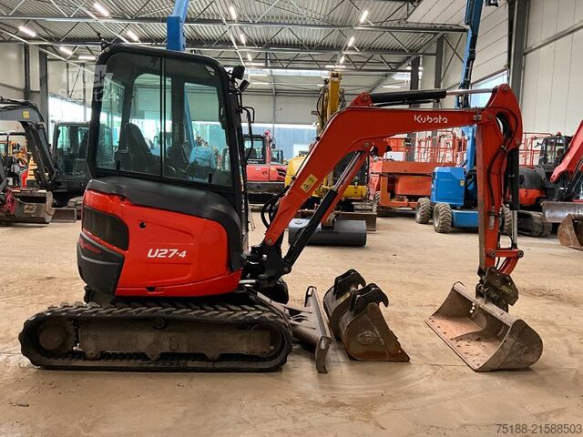 Mini excavator Kubota U 27-4 HI
