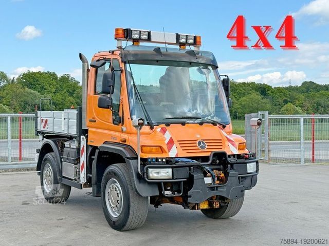Kiepwagen MERCEDES-BENZ UNIMOG 400 * KIPPER 2,40 * 4x4 * TOPZUSTAND