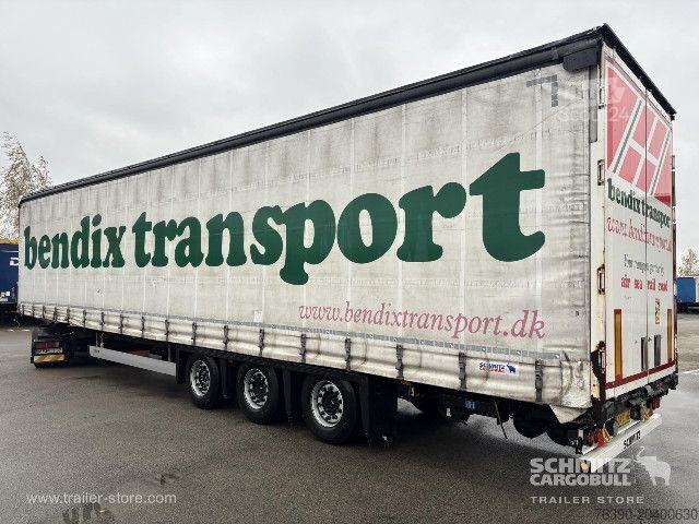 Open oplegger met zeil Schmitz Cargobull Semitrailer Curtainsider Mega