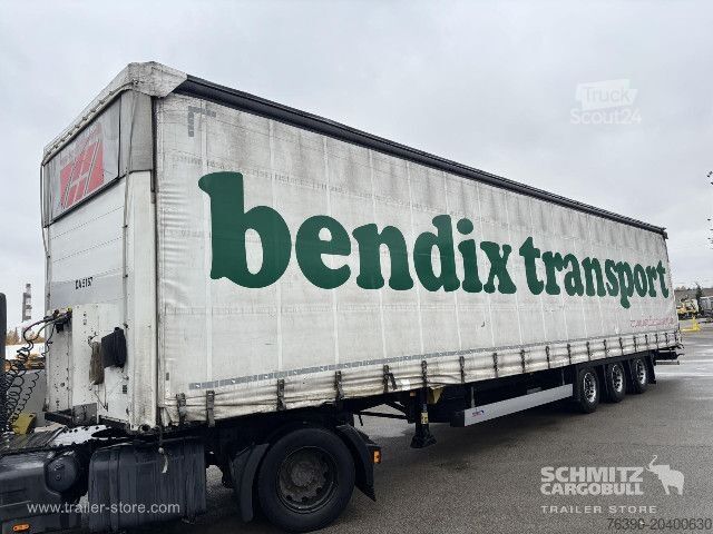Open oplegger met zeil Schmitz Cargobull Semitrailer Curtainsider Mega