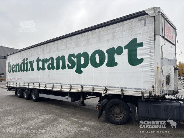 Open oplegger met zeil Schmitz Cargobull Semitrailer Curtainsider Mega