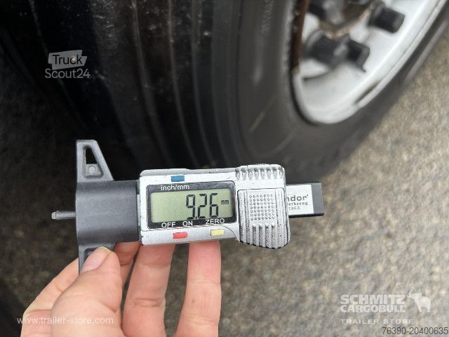 Open oplegger met zeil Schmitz Cargobull Semitrailer Curtainsider Mega