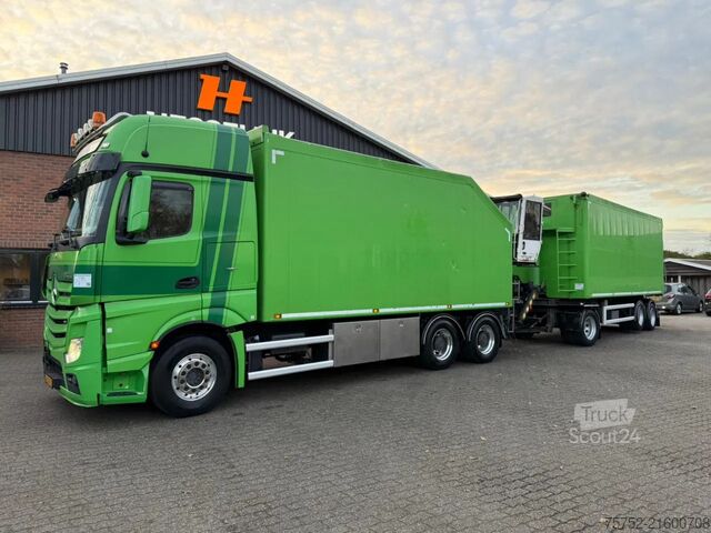 Loading platform Mercedes-Benz Actros 2948 6X4 Knijpercombinatie Palfinger Eps...