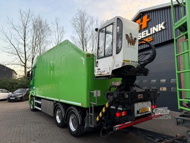 Loading platform Mercedes-Benz Actros 2948 6X4 Knijpercombinatie Palfinger Eps...