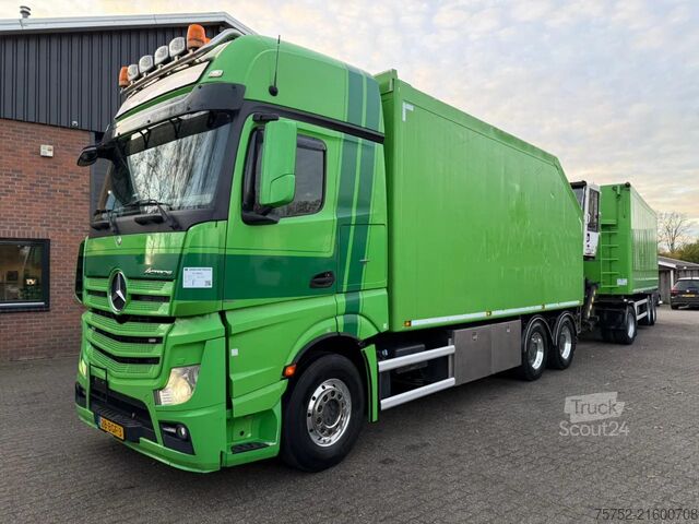 Loading platform Mercedes-Benz Actros 2948 6X4 Knijpercombinatie Palfinger Eps...