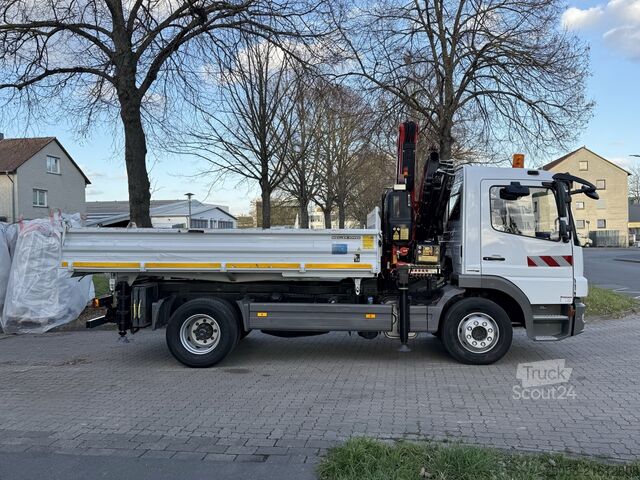 Truck mounted crane Mercedes-Benz Atego 1222 - Kipper/Kran - Funk - 95 TKm