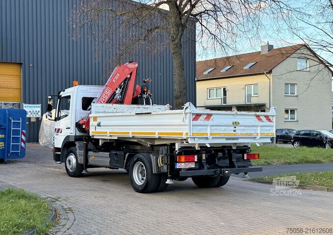 Truck mounted crane Mercedes-Benz Atego 1222 - Kipper/Kran - Funk - 95 TKm