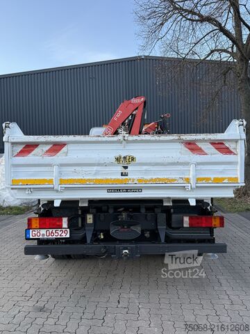 Truck mounted crane Mercedes-Benz Atego 1222 - Kipper/Kran - Funk - 95 TKm