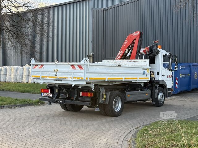 Truck mounted crane Mercedes-Benz Atego 1222 - Kipper/Kran - Funk - 95 TKm