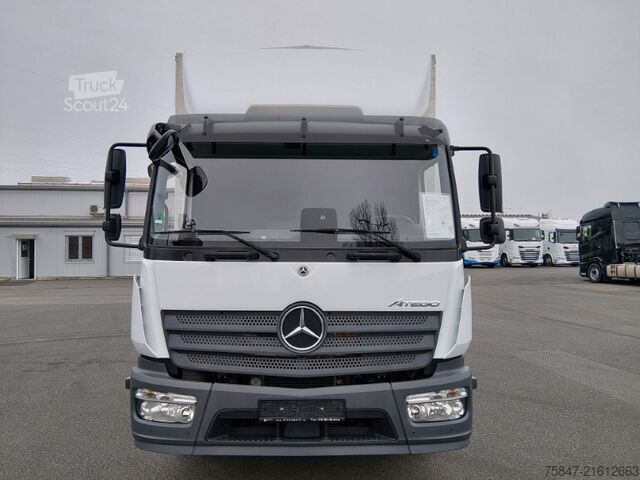 Flatbed truck with tarp Mercedes-Benz Atego 1224 L Bordwände LBW