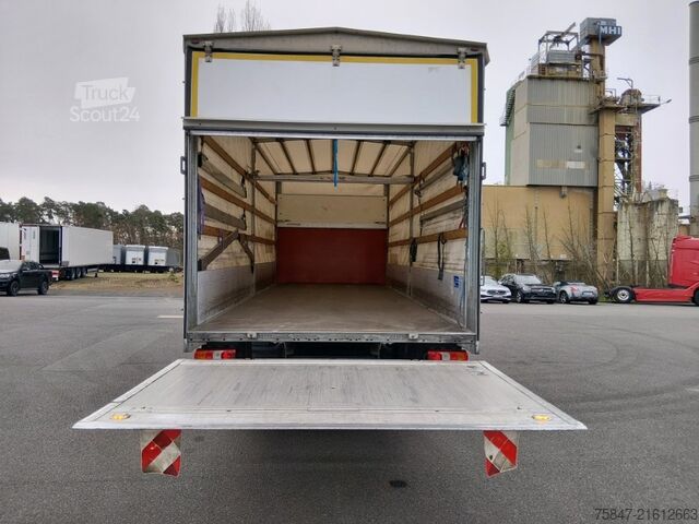 Flatbed truck with tarp Mercedes-Benz Atego 1224 L Bordwände LBW