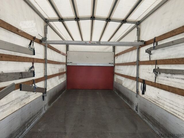 Flatbed truck with tarp Mercedes-Benz Atego 1224 L Bordwände LBW