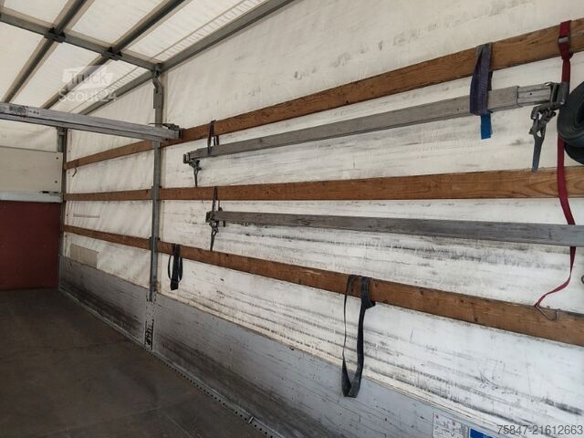 Flatbed truck with tarp Mercedes-Benz Atego 1224 L Bordwände LBW