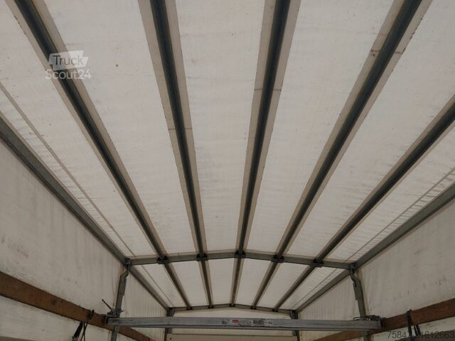 Flatbed truck with tarp Mercedes-Benz Atego 1224 L Bordwände LBW
