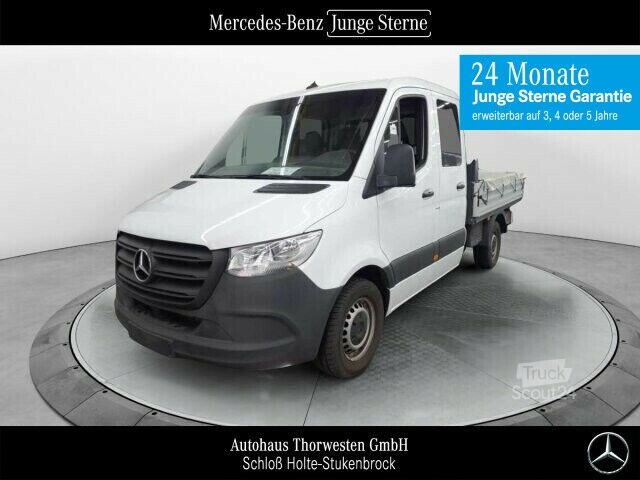 Double cab van Mercedes-Benz Sprinter 315 CDI Doka Pritsche Klima AHK 3,5t