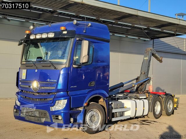 Système de bras à crochet Mercedes Actros 2546 Actros 6X2 Meiller RS 21.65 contain...