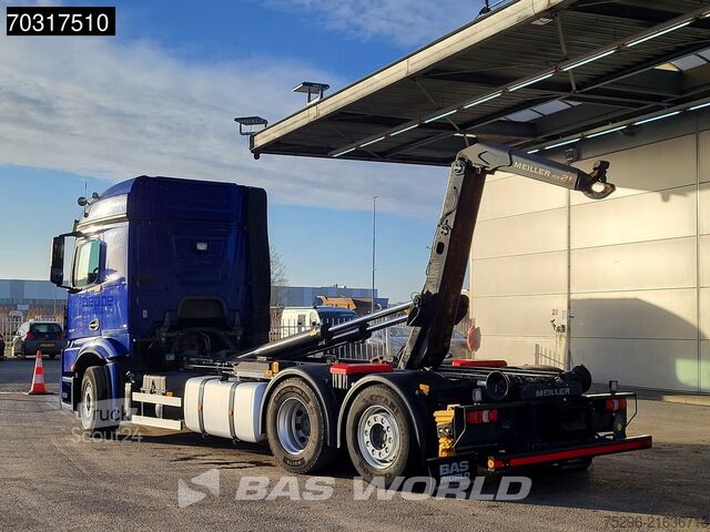 Système de bras à crochet Mercedes Actros 2546 Actros 6X2 Meiller RS 21.65 contain...