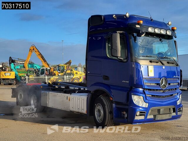 Système de bras à crochet Mercedes Actros 2546 Actros 6X2 Meiller RS 21.65 contain...