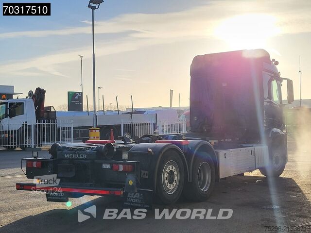 Système de bras à crochet Mercedes Actros 2546 Actros 6X2 Meiller RS 21.65 contain...