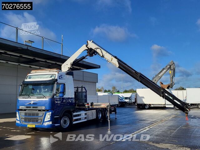 Læsseplatform Volvo FM 500 FM 6X2 NL-Truck APK HMF 3220-K7 Kran Cra...