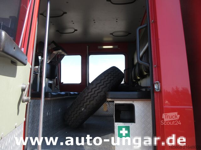 Brandbil Mercedes 1224 AF 4x4 Metz LF16 Feuerwehr Doka 9