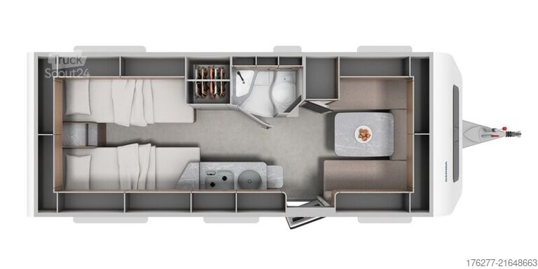 Turistcampingvogn Eriba NovaLine 495