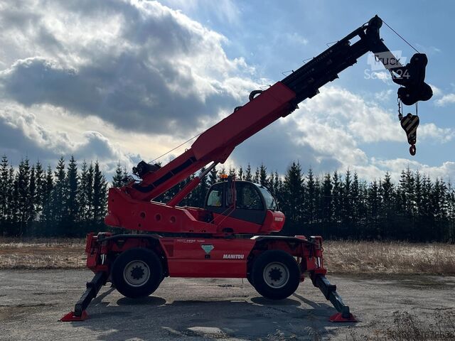 Teleszkópos rakodó Manitou MRT 3050 WINCH + HOOK / BASKET / PENDOLO 3D / F...