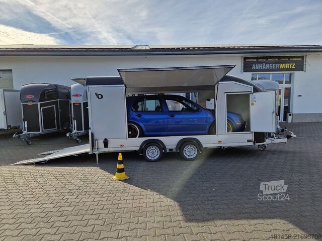 Kofferanhänger Debon Roadster 1000 enclosed Car Transport Trailer 3500kg 100km/h Pullman Soft Fahrwerk