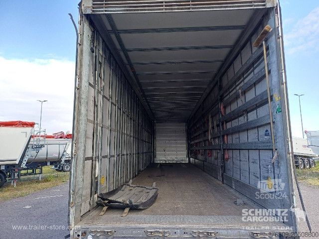 Odprta polprikolica s ponjavo Schmitz Cargobull Curtainsider Mega Getränke