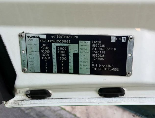 Standard trækkerunit SCANIA R410 RETARDER 2x TANKS 775.000 KM TOP CONDITION