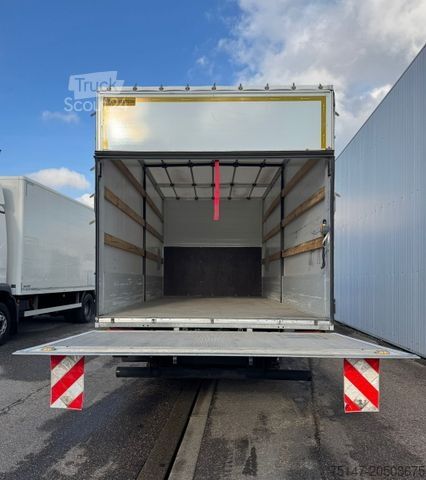 Transportador con plataforma y toldo FUSO Canter 7C18 Klima LBW 1.000 kg Euro6E