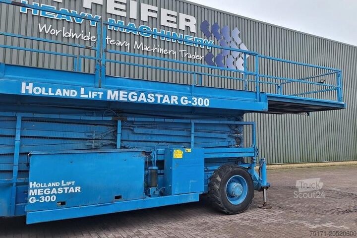 Saxlift Holland Lift Megastar G300 Diesel, 4x4x4 Drive, 33.5m Working H