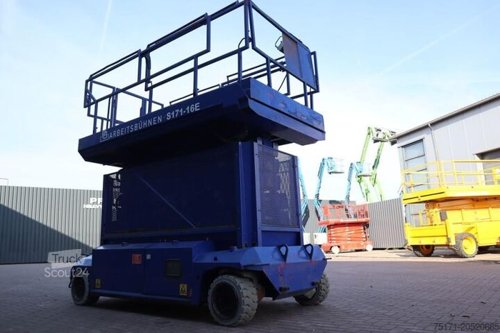 Žirklinis keltuvas PB LIFT S171-16E Electric, 17.3m Working Height, 400k
