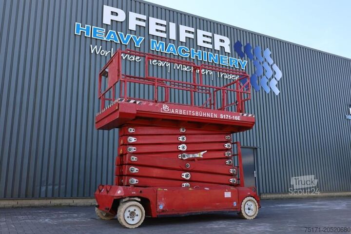 Sakselevator PB LIFT S171-16E Electric, 17.3m Working Height, 400k